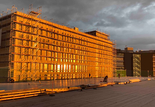 Baustelle Schleuse Übersicht
