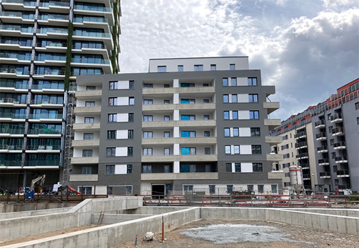 Einblick in Schleusenbaustelle